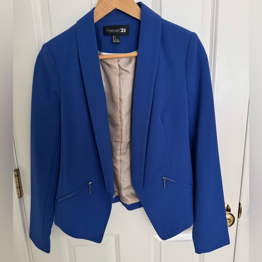 Forever 21 Royal Blue Women's Blazer